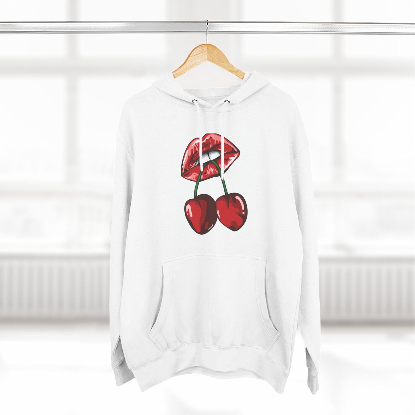 Three-Panel Fleece Hoodie