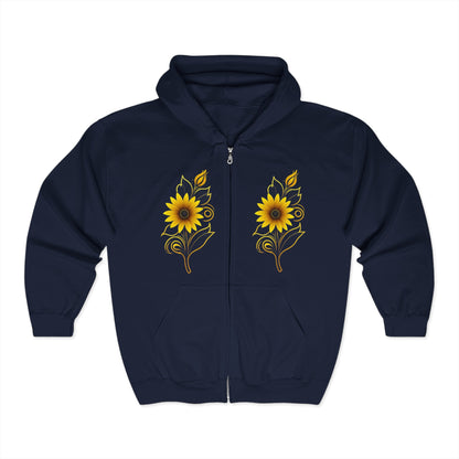 Unisex Heavy Blend™ Full Zip Hooded Sweatshirt
